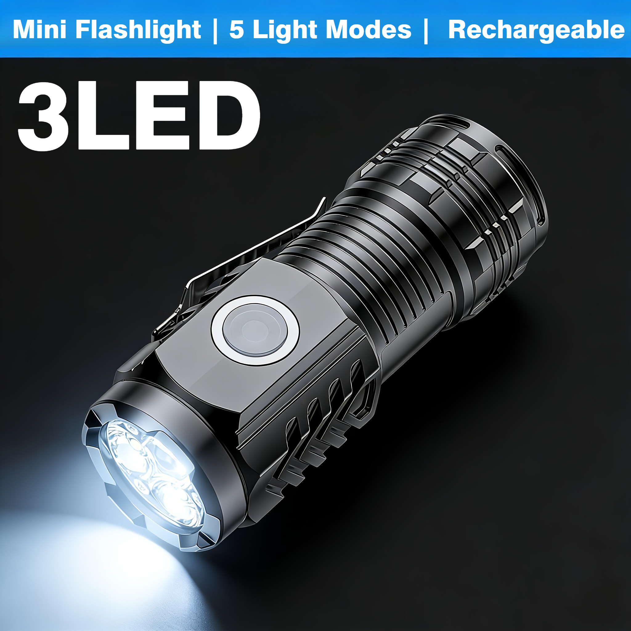 Outdoor Lighting Lowes - Portable Mini 3 LED Handheld Flashlight