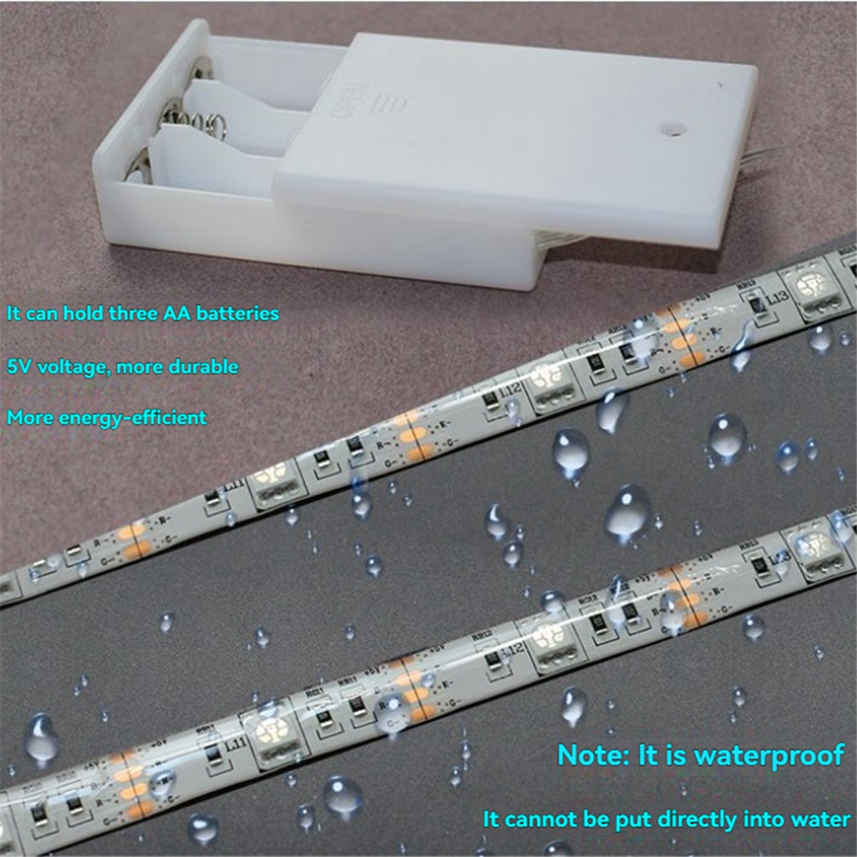 Outdoor Lighting Led Strip - AT59 DC 5V 5050 RGB Strip