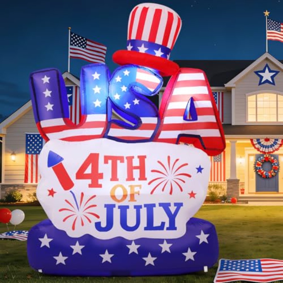 Outdoor Lighting Made In Usa - Outdoor lawn decoration for 4th of