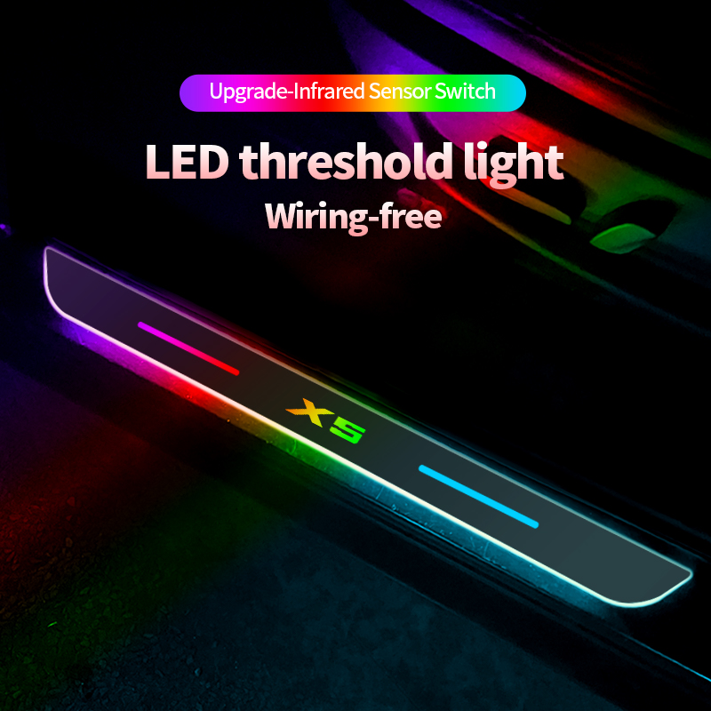 Wired Pathway Light - Acrylic USB Charging Moving LED Welcome