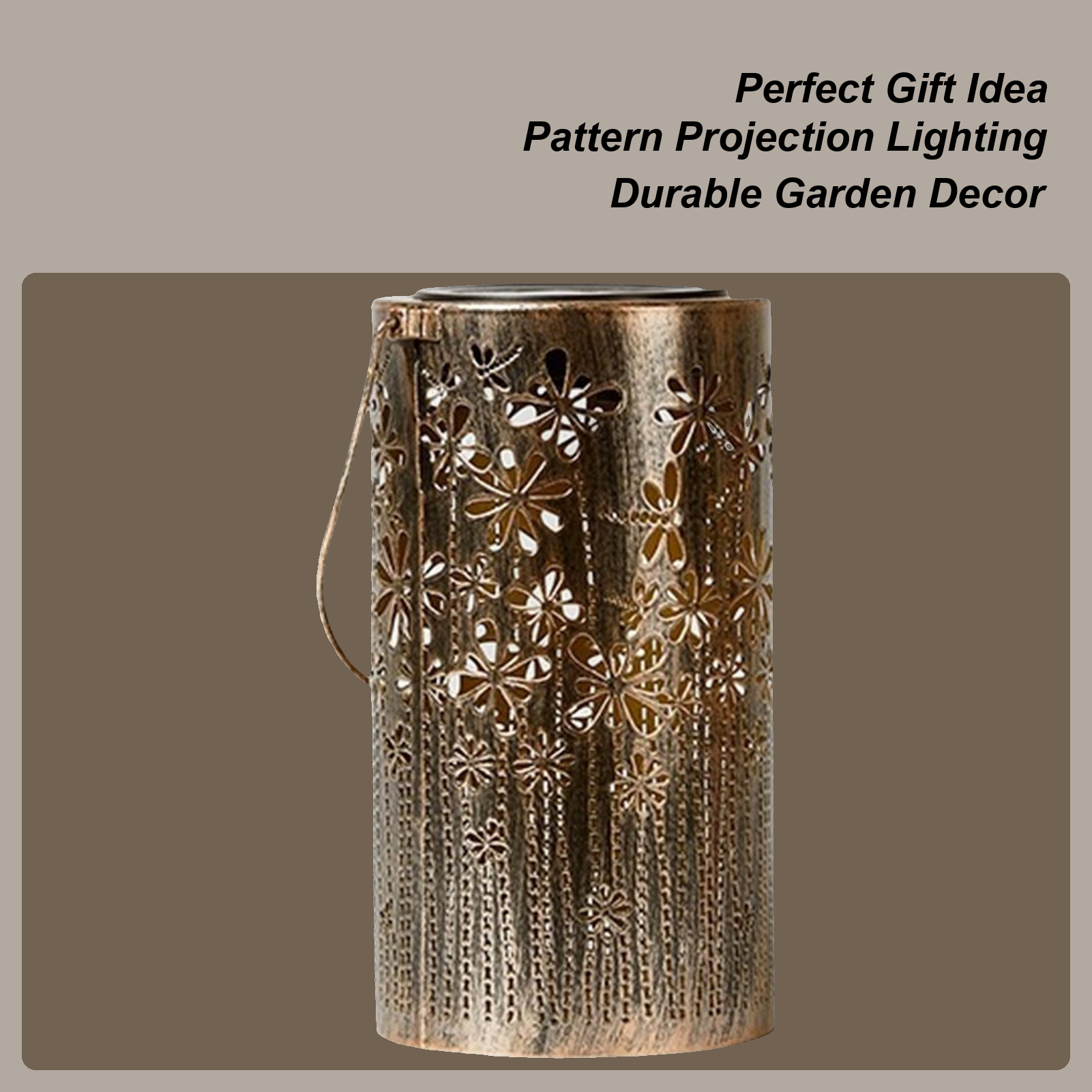 Outdoor Lighting Yard Decoration - Solar Lanterns Decorative Colorful Metal Flower
