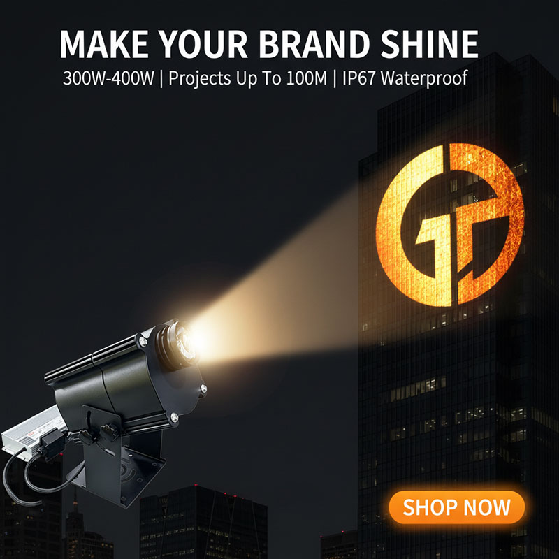 Outdoor Lighting Logo - Light Up Your Building Facade! 300W-400W
