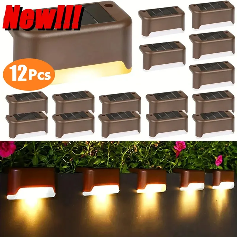 Deck Step Light - 1-12 Pack Solar Deck Lights Outdoor
