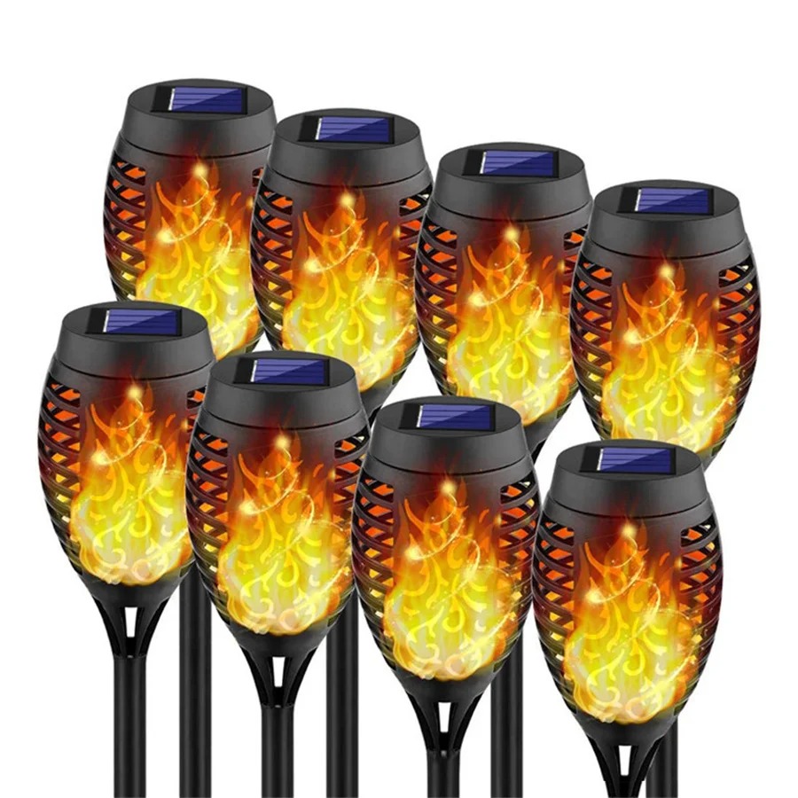 Landscape Spike Light - Waterproof Solar Led Flame Torch Light