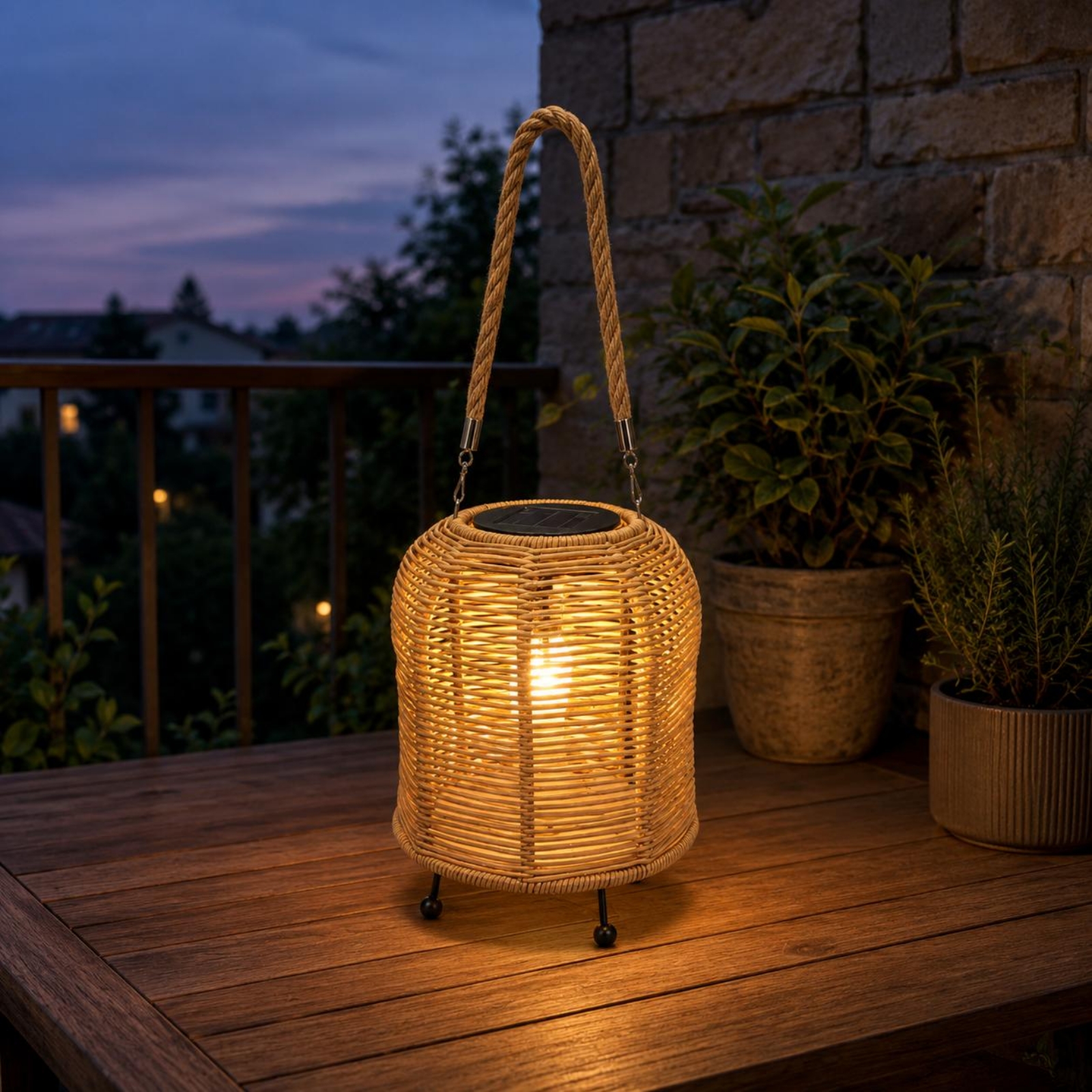 Handwoven Solar Lantern Braide - Solar Lantern Hanging 评论和价格