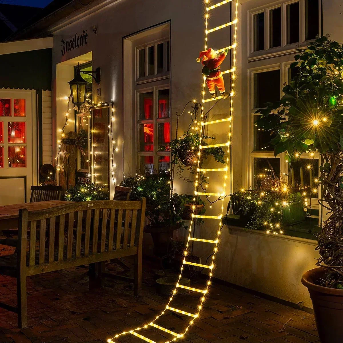 LED Ladder Light for Santa Cla - Outdoor Lighting Led Strip 评论和价格