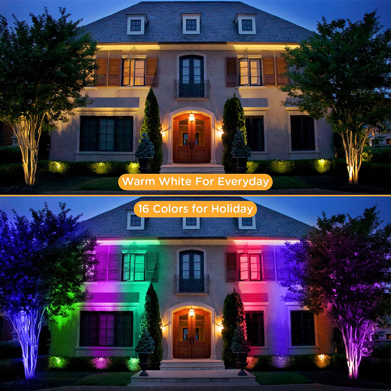 RGBW Color Changing Landscape  - Outdoor Lighting Uk 评论和价格