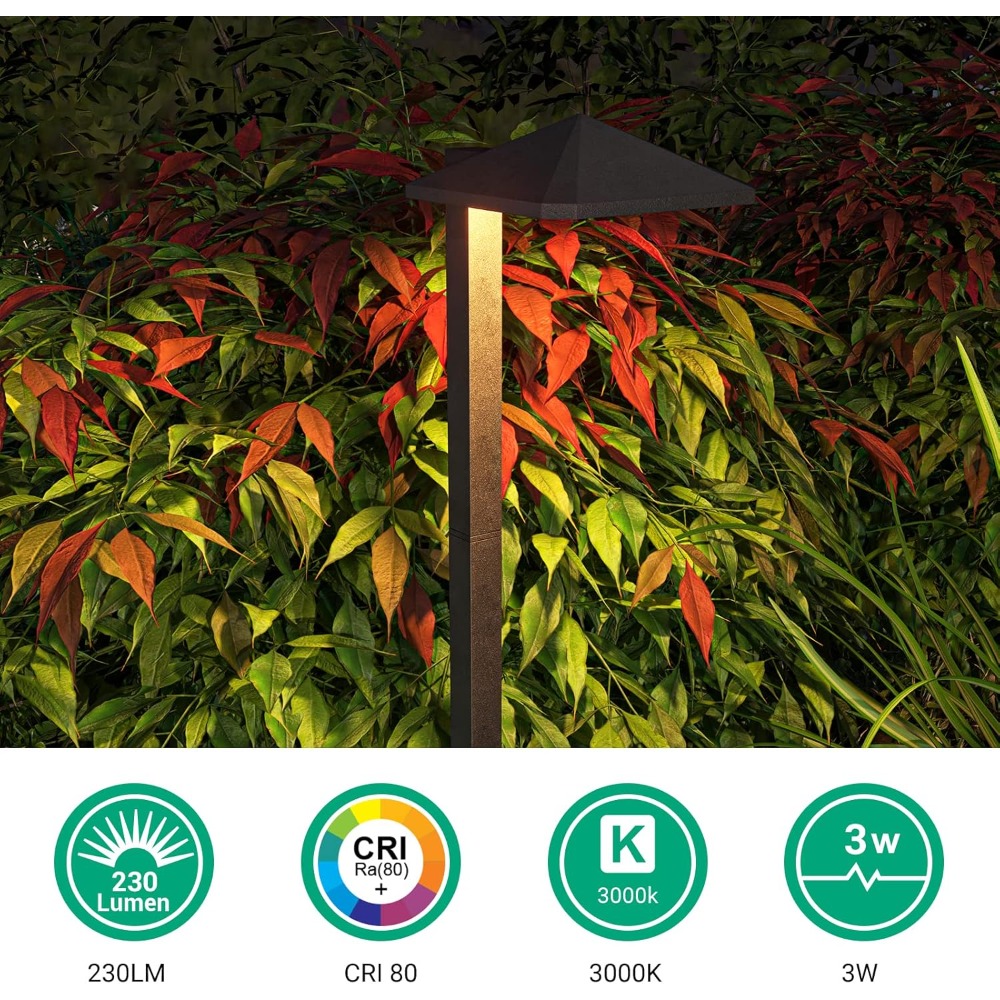Pyramid Low Voltage Landscape  - Wired Pathway Light 评论和价格