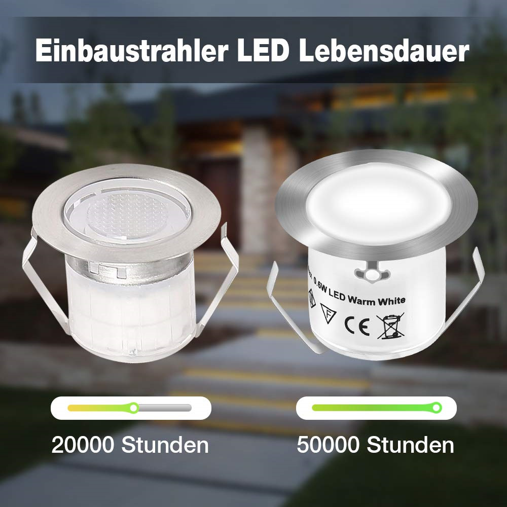 LED Deck Lights 12V IP67 Water - Deck Step Light 评论和价格