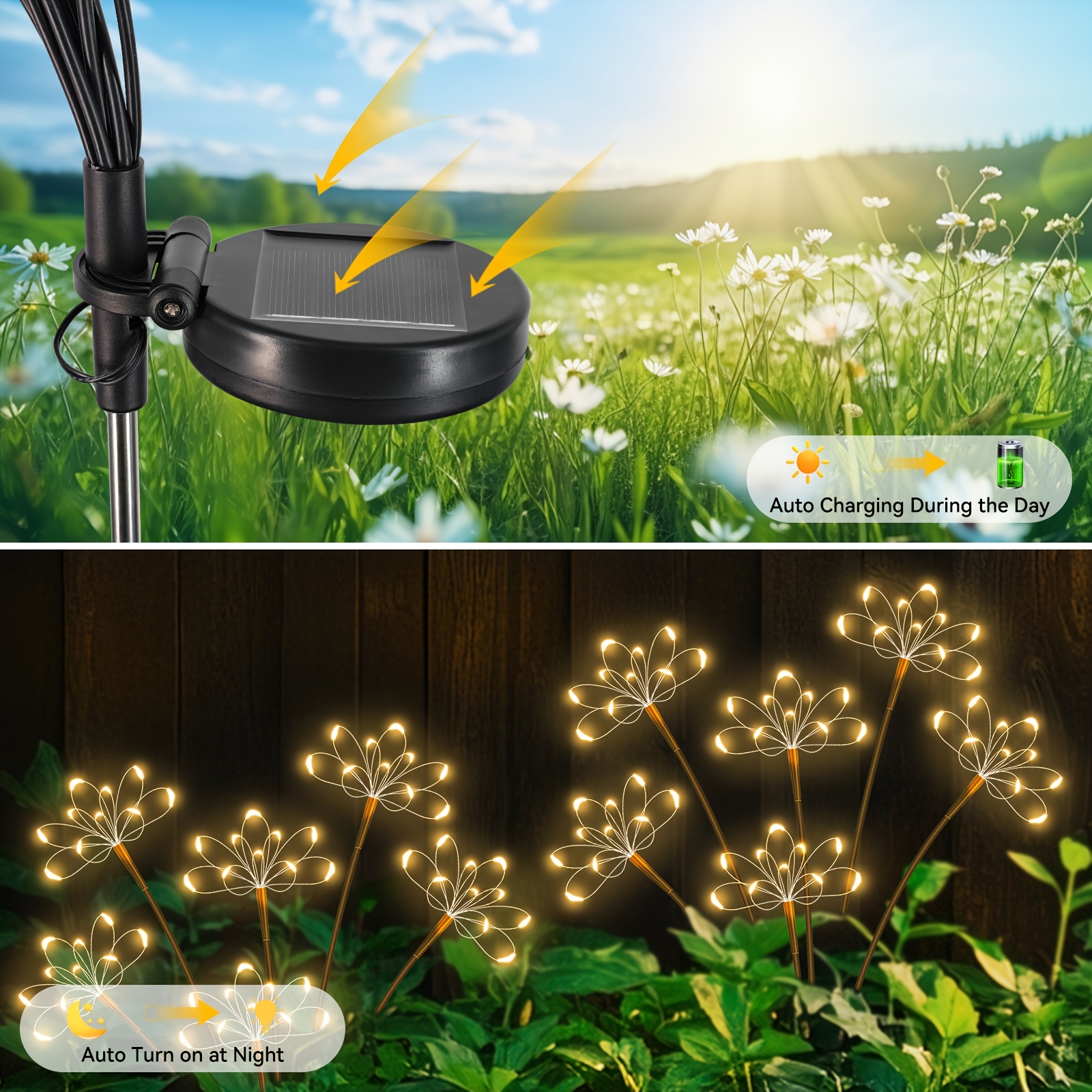 Solar Garden Fairy Light Outdo - Wired Pathway Light 评论和价格