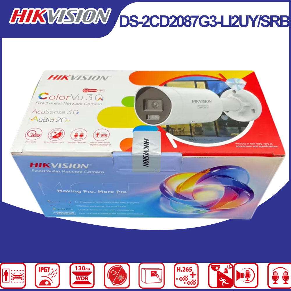 Hikvision DS-2CD2087G3-LI2UY/S - Outdoor Lighting Mains Powered 评论和价格