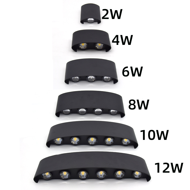 2W 4W 6W 8W 10W 12W  LED Wall  - Outdoor Lighting Lux 评论和价格