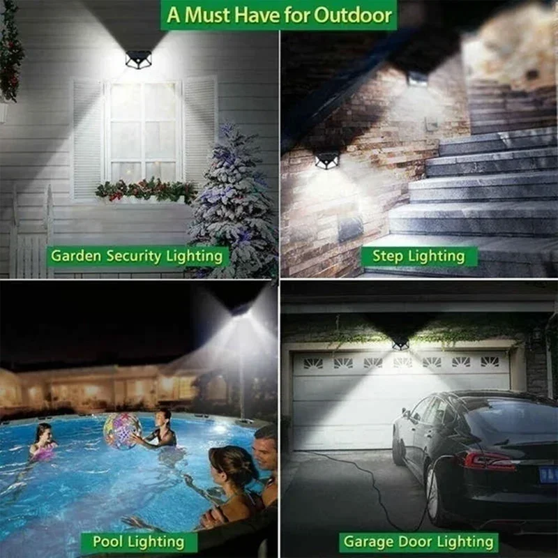 1/2/4PCS Motion Sensor Solar L - Outdoor Lighting Lux 评论和价格