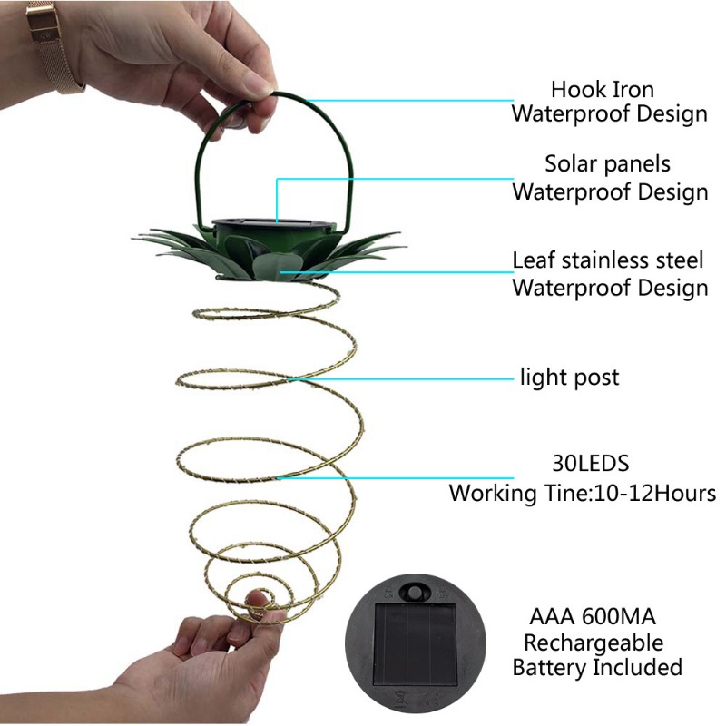 Solar Charging Light LED Coppe - Solar Lantern Hanging 评论和价格