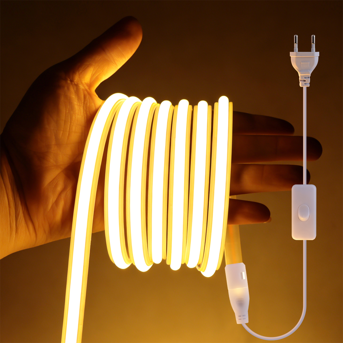 220V COB Led Strip High Densit - Outdoor Lighting Led Strip 评论和价格