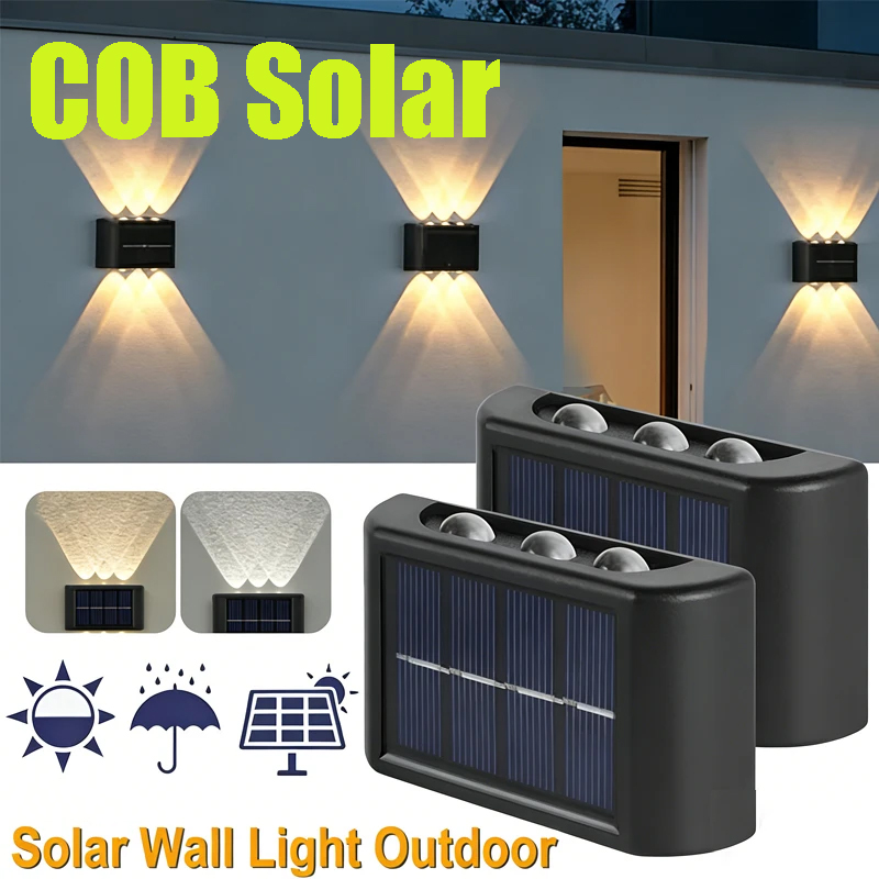 COB Solar Wall Lamp Outdoor Wa - Outdoor Lighting Waterproof 评论和价格