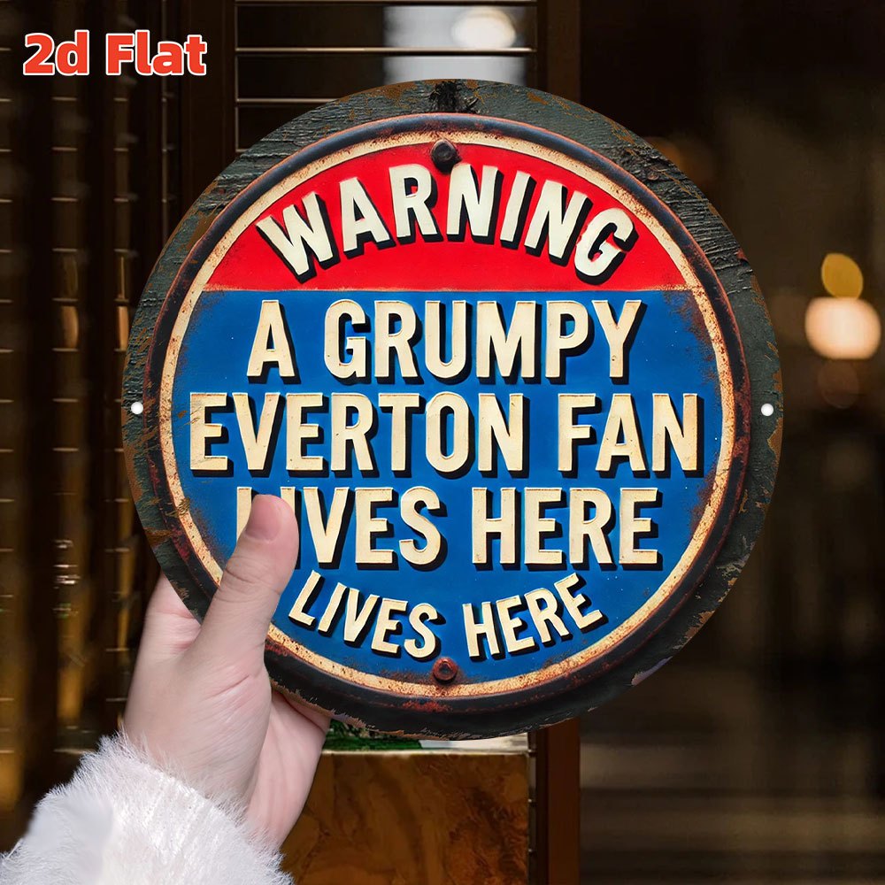 Everton FC Warning Sign - Offi - Outdoor Lighting Logo 评论和价格