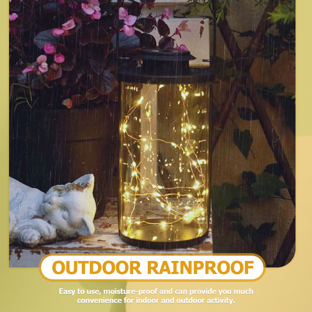 LED Copper Wire Solar Lantern  - Wired Pathway Light 评论和价格