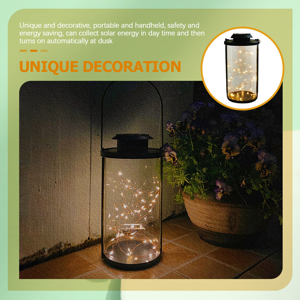 LED Copper Wire Solar Lantern  - Wired Pathway Light 评论和价格