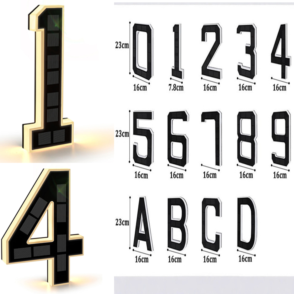 Solar House Number Lights Hous - Landscape Spike Light 评论和价格