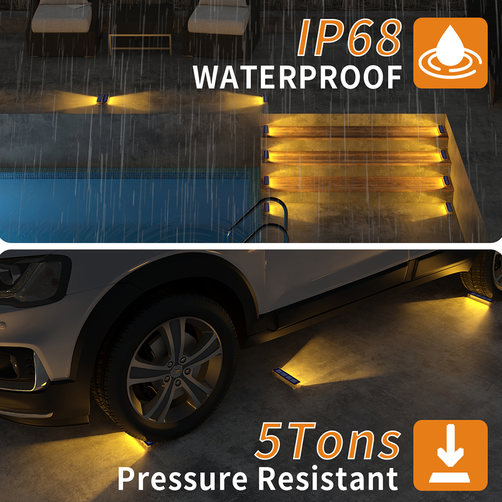 Outdoor Solar Deck Lights LED  - Deck Step Light 评论和价格