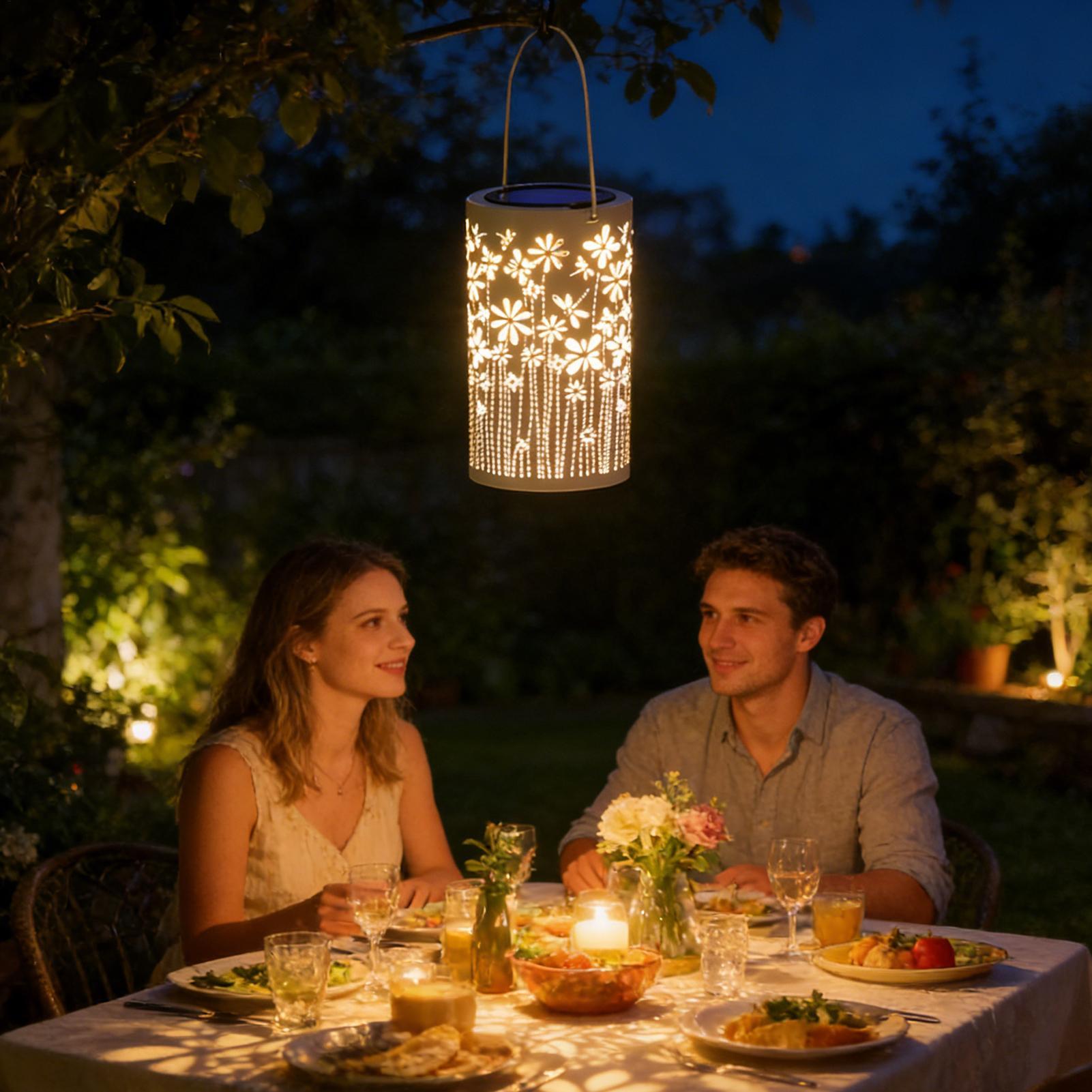 Solar Hangings Lantern Waterpr - Outdoor Lighting Yard Decoration 评论和价格