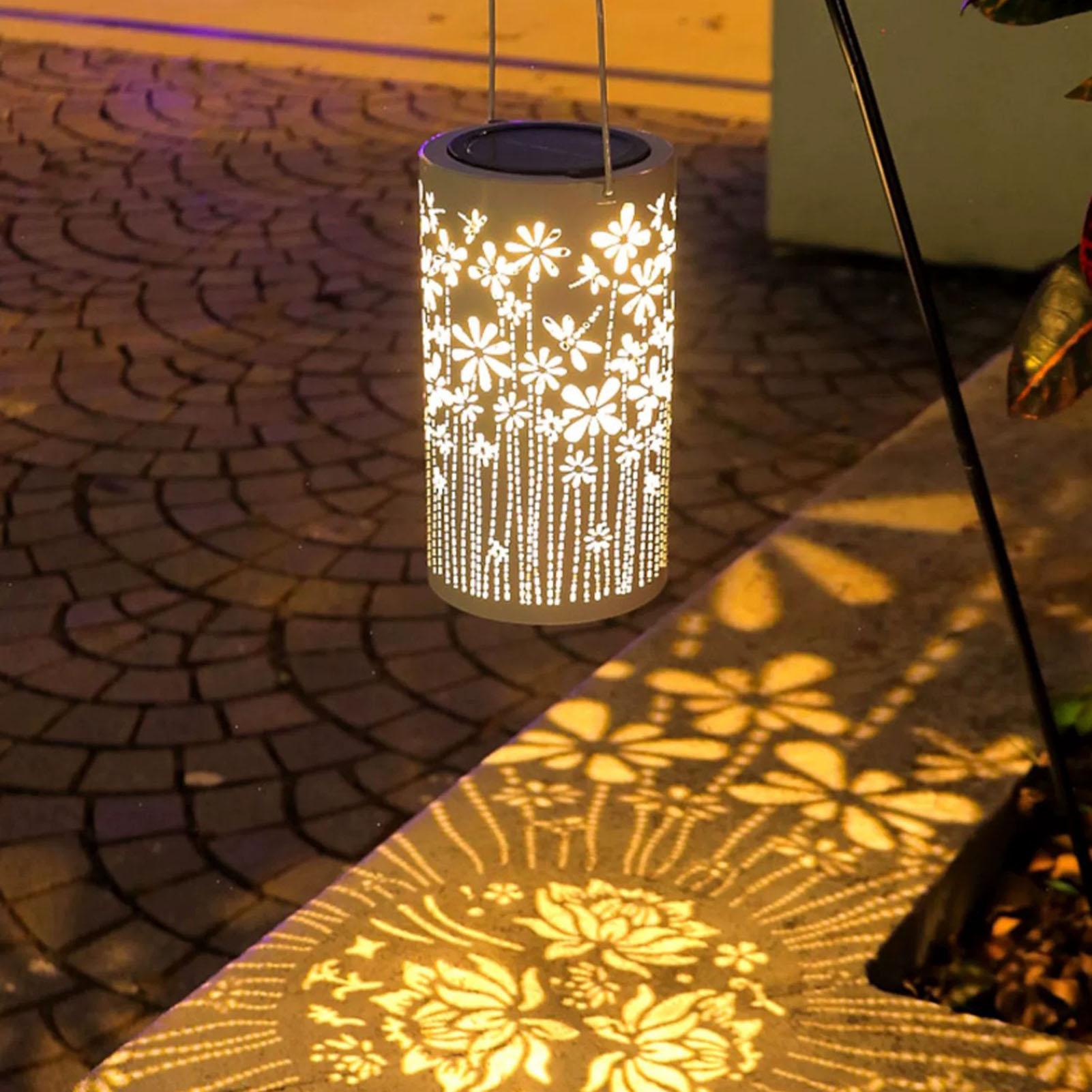 Solar Hangings Lantern Waterpr - Outdoor Lighting Yard Decoration 评论和价格