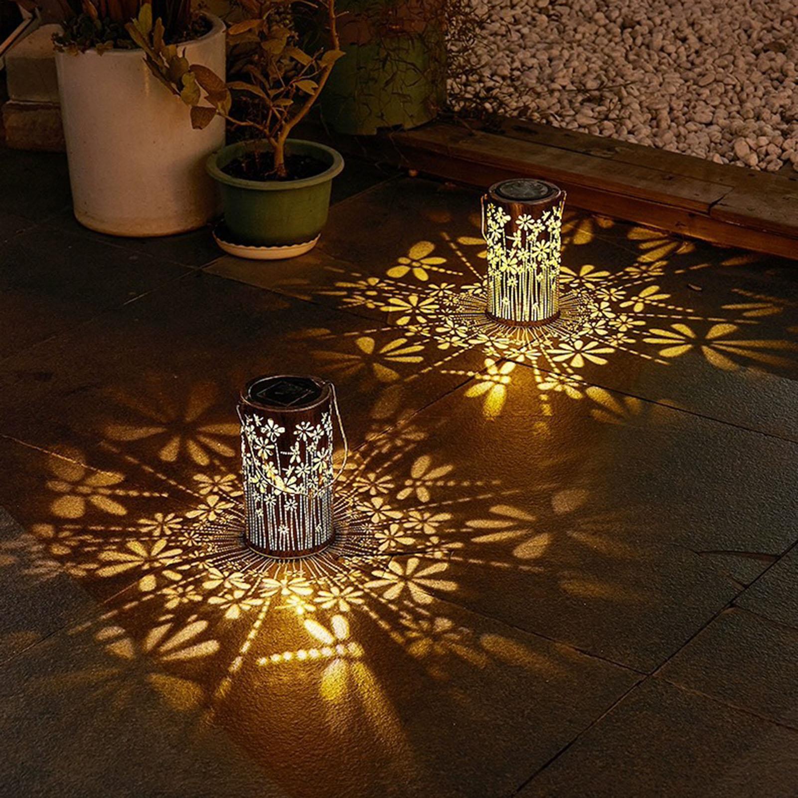 Solar Hangings Lantern Waterpr - Outdoor Lighting Yard Decoration 评论和价格