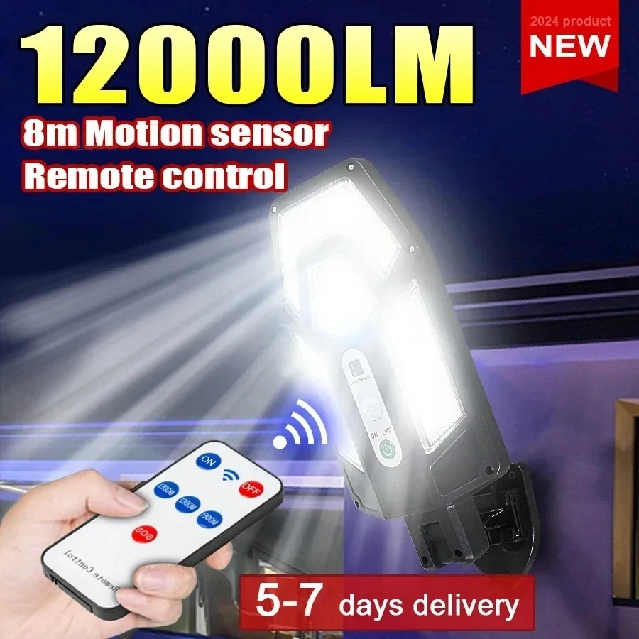 12000LM Powerful Solar Wall La - Outdoor Lighting Lux 评论和价格