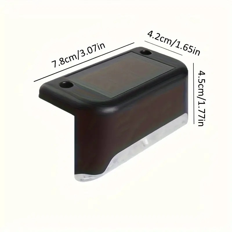 16 PCs of solar outdoor deck l - Deck Step Light 评论和价格