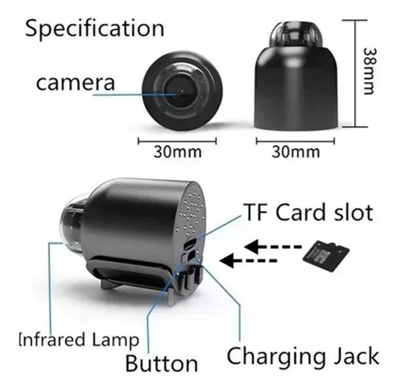 FHD 1080P Super Mini WiFi Came - Outdoor Lighting Mains Powered 评论和价格