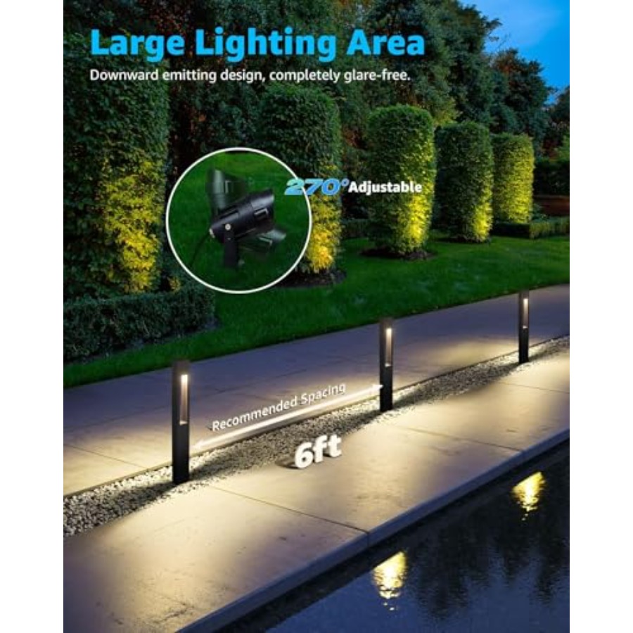 12-Pack Low Voltage Pathway Li - Wired Pathway Light 评论和价格