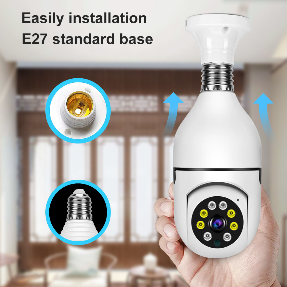 Saikiot 2MP 4MP V380 Pro Bulb  - Outdoor Lighting Mains Powered 评论和价格