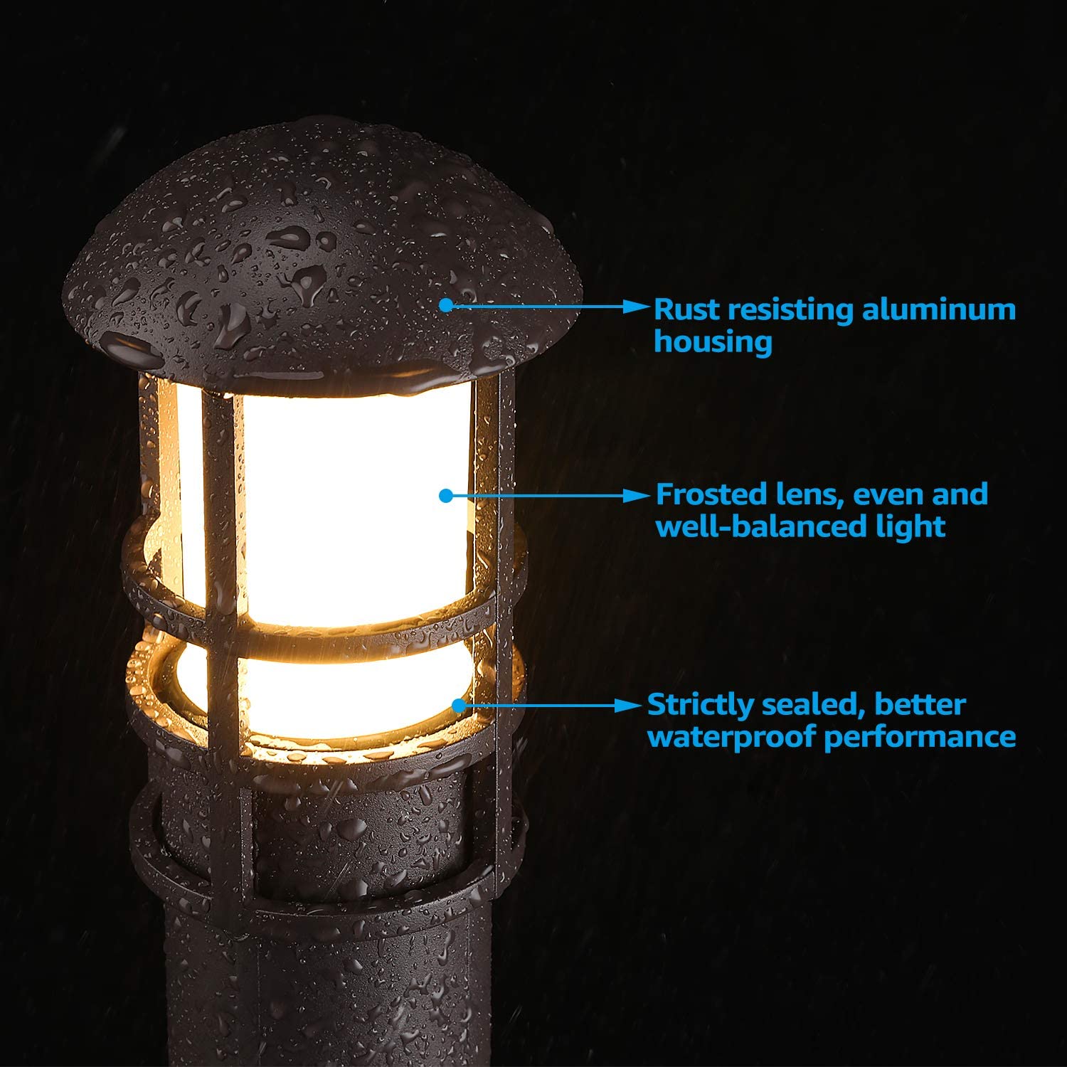 8Pcs LED Outdoor Garden Lawn L - Landscape Spike Light 评论和价格