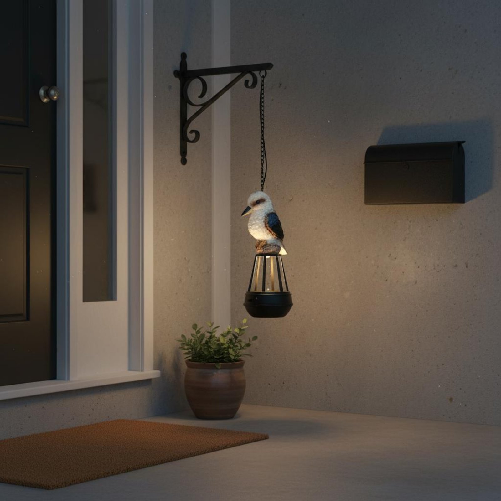 Solar Avian Hanging Lamp Weath - Solar Lantern Hanging 评论和价格