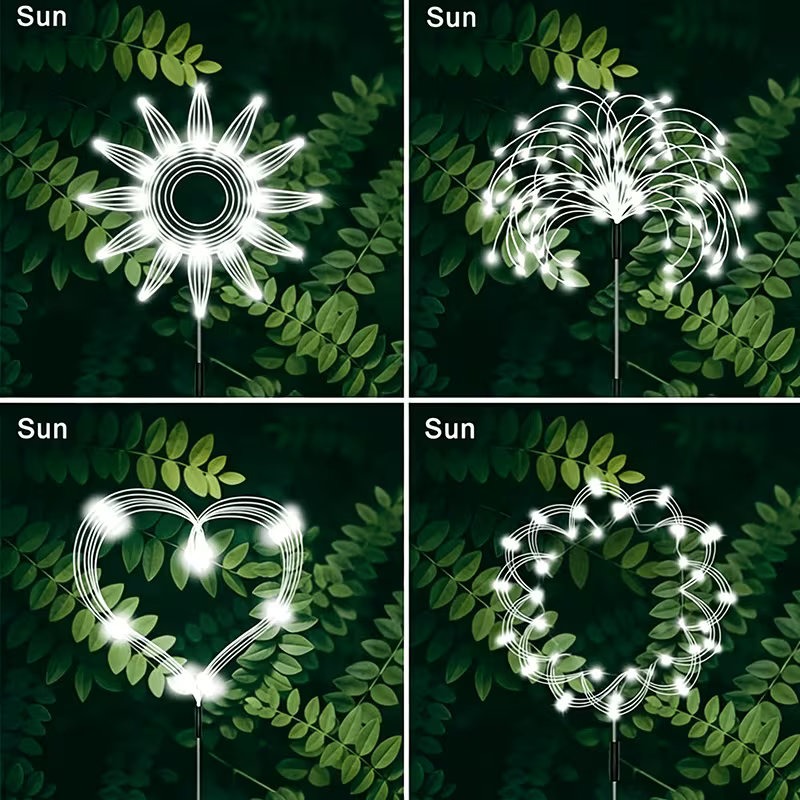 4packs Waterproof Solar Firewo - Landscape Spike Light 评论和价格