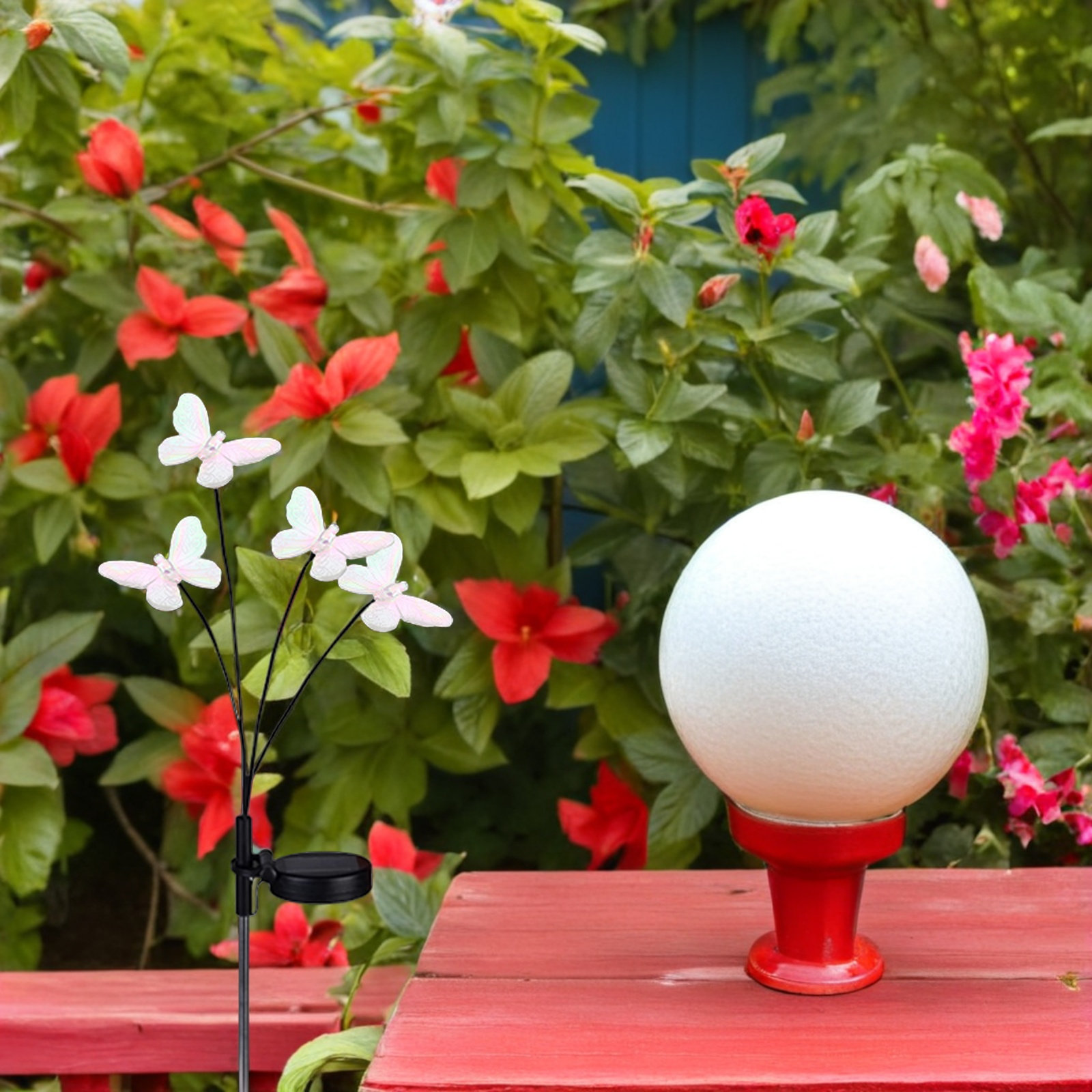 40Pcs Solar Butterflies Outdoo - Outdoor Lighting Yard Decoration 评论和价格