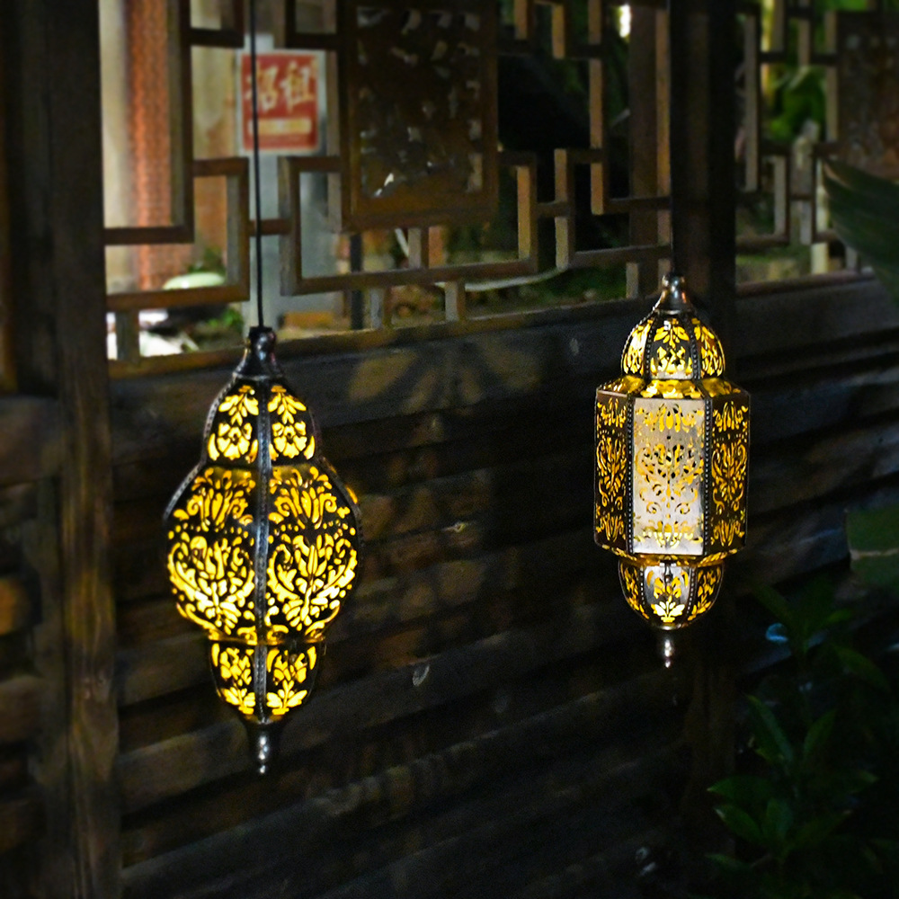 Cross-border solar lantern; Ou - Solar Lantern Hanging 评论和价格