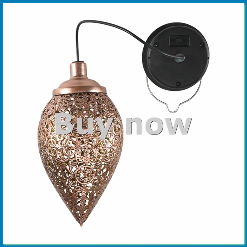 Solar Powered LED Moroccan Han - Solar Lantern Hanging 评论和价格