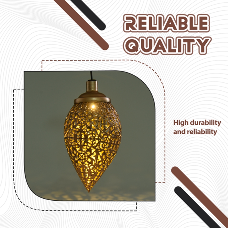 Solar Powered LED Moroccan Han - Solar Lantern Hanging 评论和价格