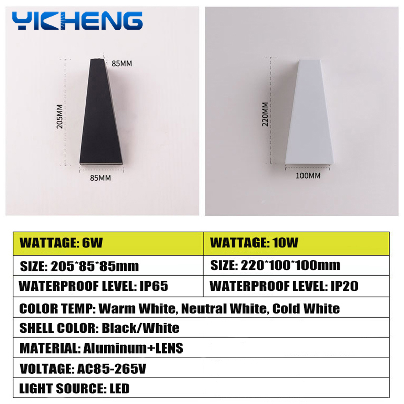 6W 10W LED Wall Lamp IP65 Wate - Outdoor Lighting Uk 评论和价格