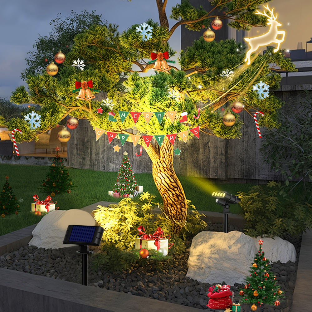 Solar Pathway LED Garden Festi - Landscape Spike Light 评论和价格