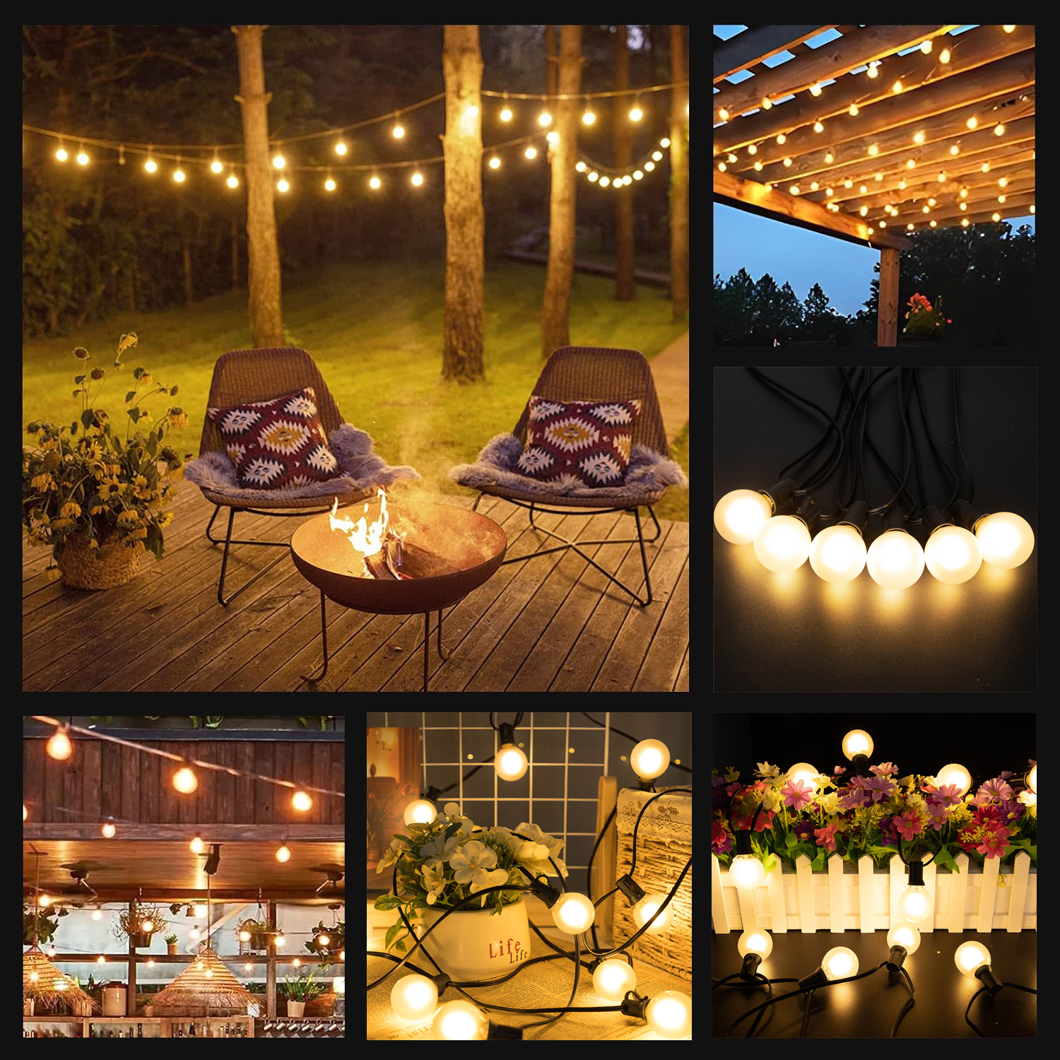 Retro Led G40 Street Garland L - Outdoor Lighting Uk 评论和价格