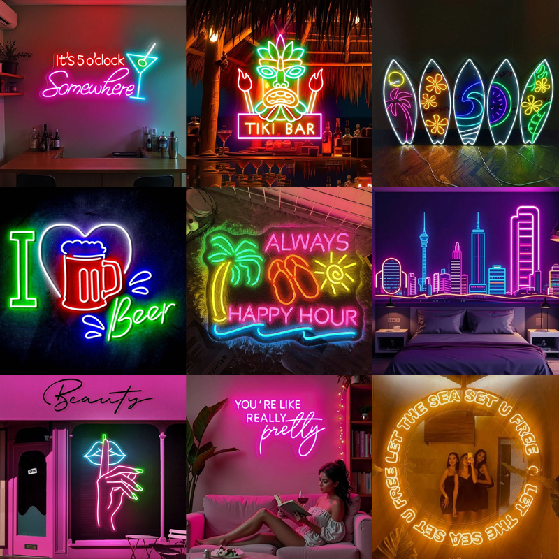 Custom Neon lED Sign Personal  - Outdoor Lighting Logo 评论和价格