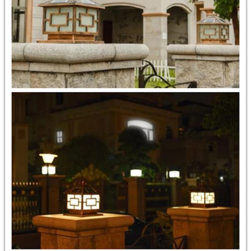 Solar Powered Waterproof Post  - Outdoor Lighting Mains Powered 评论和价格