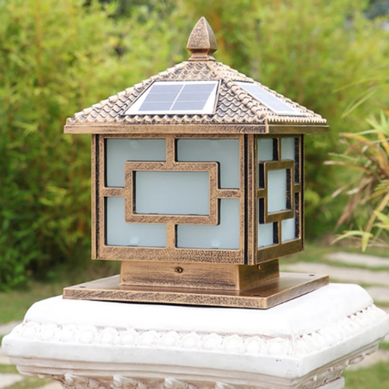 Solar Powered Waterproof Post  - Outdoor Lighting Mains Powered 评论和价格