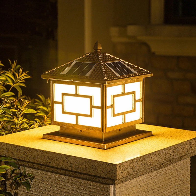 Solar Powered Waterproof Post  - Outdoor Lighting Mains Powered 评论和价格