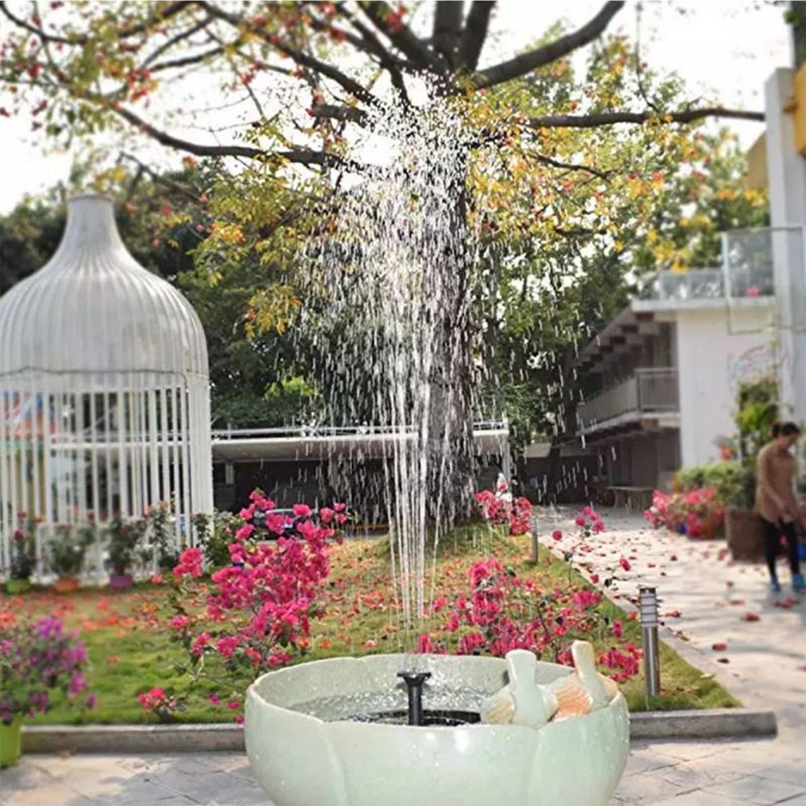 Fountain Pump Solar Adjustable - Outdoor Lighting Yard Decoration 评论和价格