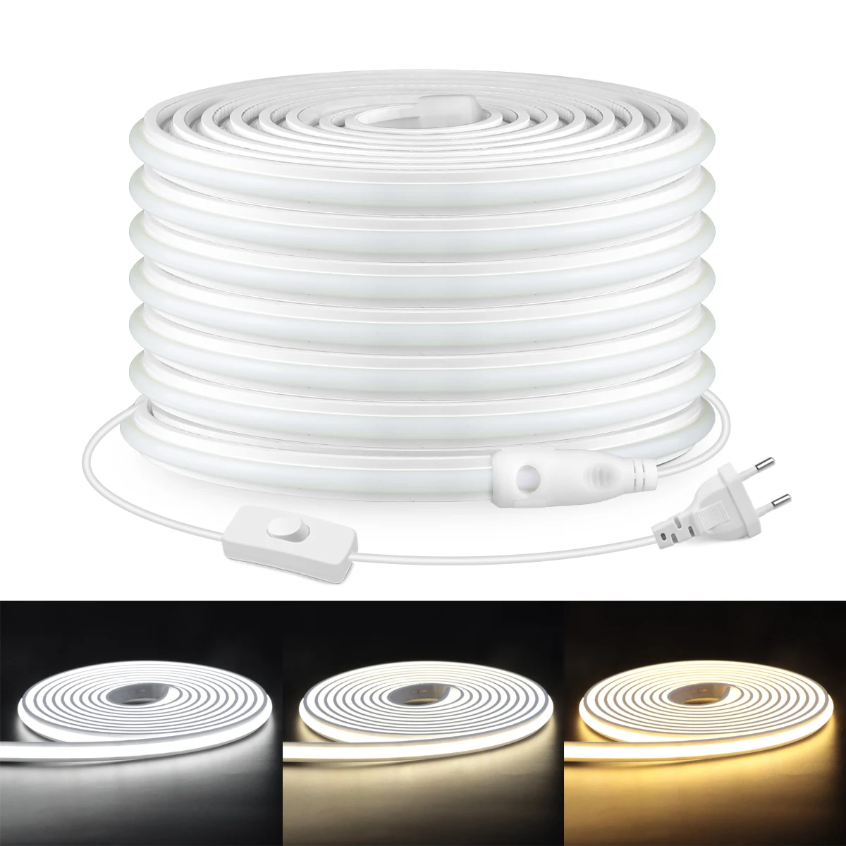 220V Real Silicone Tube Light  - Outdoor Lighting Led Strip 评论和价格