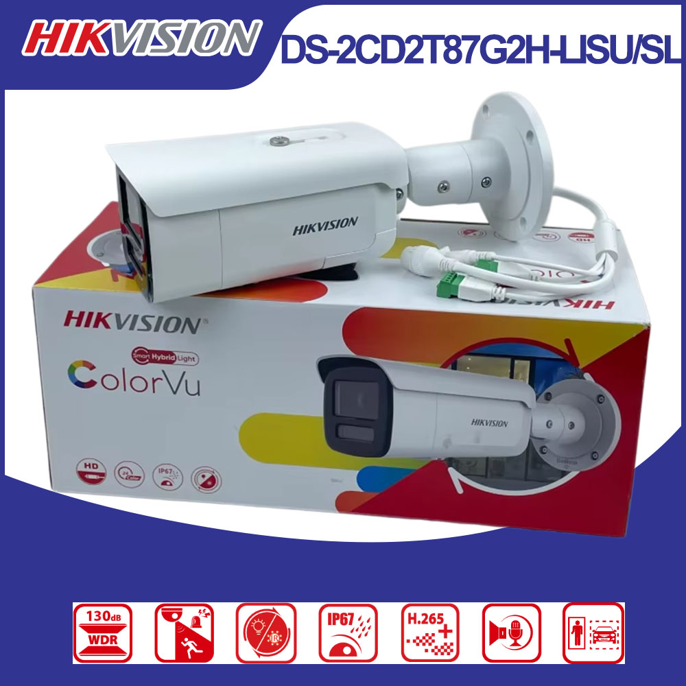 Hikvision DS-2CD2T87G2H-LISU/S - Outdoor Lighting Mains Powered 评论和价格